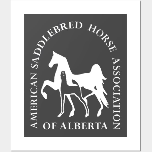 ASHA of Alberta logo in white Wall Art by ASHA of Alberta